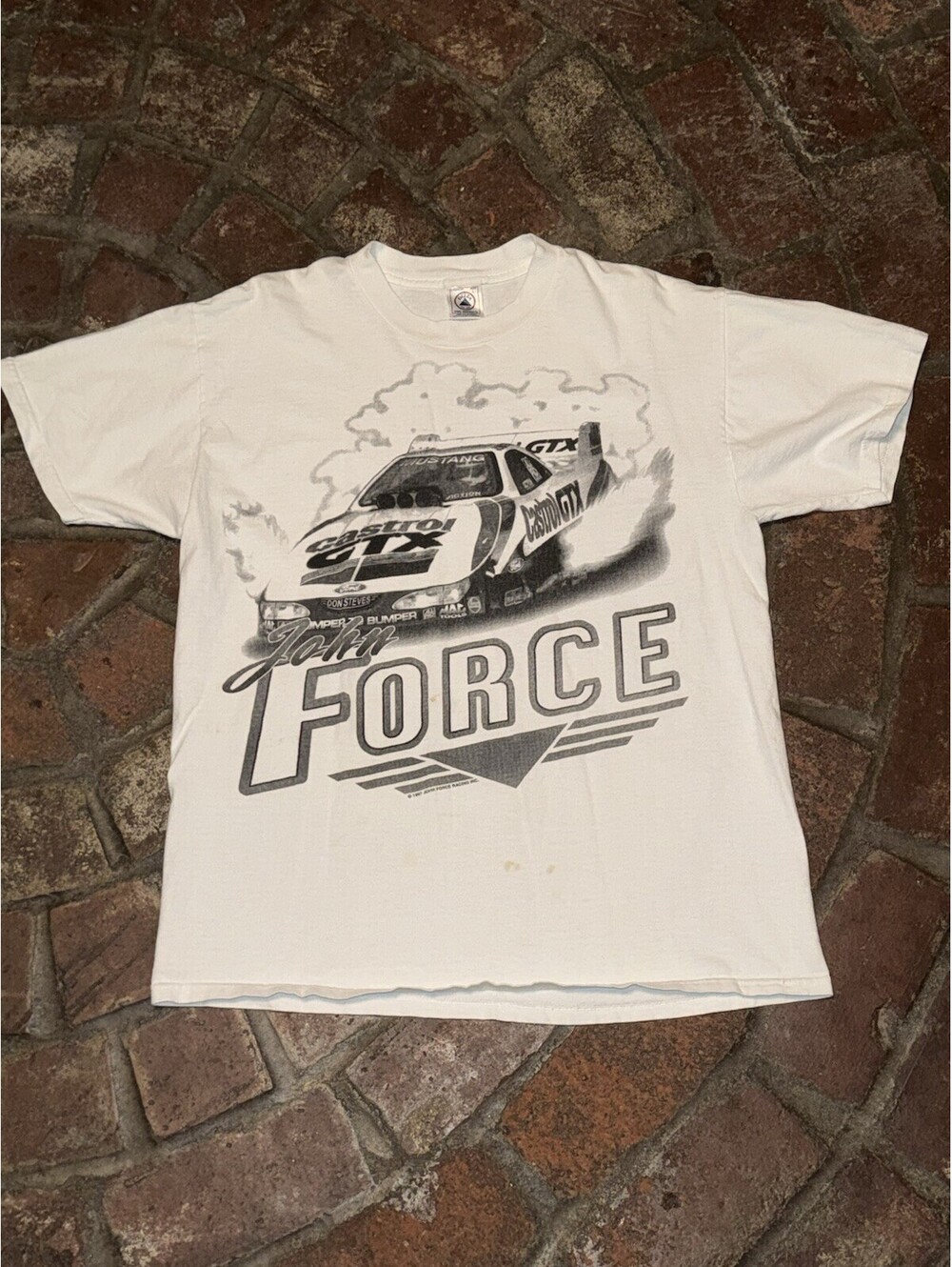 VTG 97’ John Force AOP Full Front And Back Graphic Size L